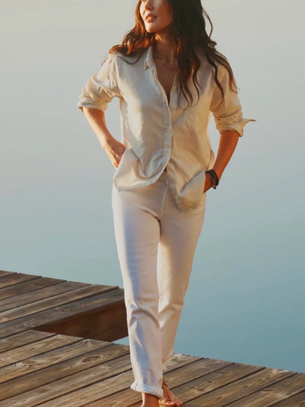 Kut from the Kloth White Boyfriend Cut Mid-rise Jeans size 10